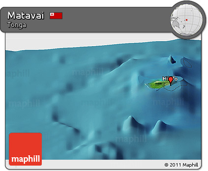 Satellite Panoramic Map of Matavai