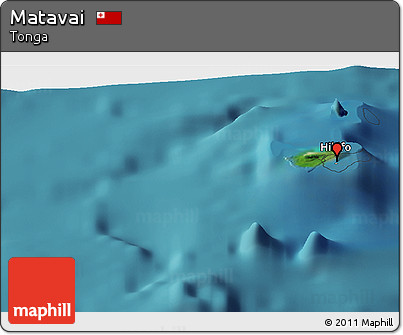 Satellite Panoramic Map of Matavai