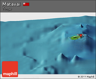 Satellite Panoramic Map of Matavai