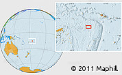 Political Location Map of the area around 15° 58' 32" S, 175° 1' 30" W