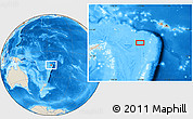 Shaded Relief Location Map of the area around 15° 58' 32" S, 175° 1' 30" W