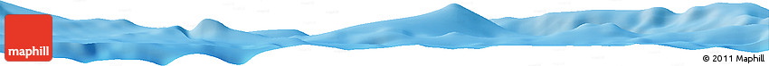 Shaded Relief Horizon Map of the Area around 15° 58' 32" S, 178° 25' 30" W