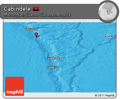 Political Panoramic Map of Cabindele
