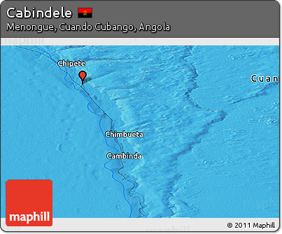 Political Panoramic Map of Cabindele