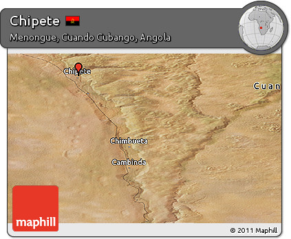 Satellite Panoramic Map of Chipete