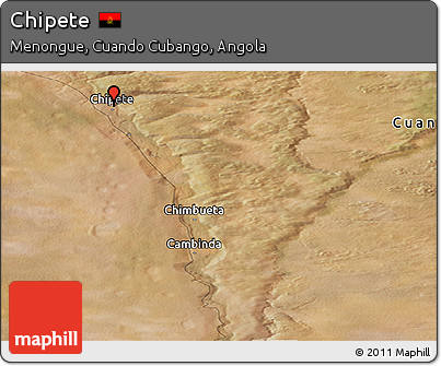 Satellite Panoramic Map of Chipete