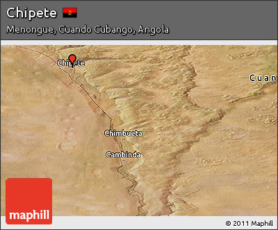 Satellite Panoramic Map of Chipete