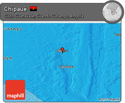 Political 3D Map of Chipaué