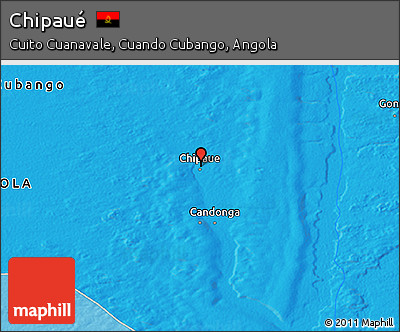 Political 3D Map of Chipaué
