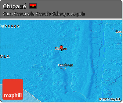 Political 3D Map of Chipaué