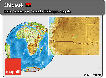Physical Location Map of Chipaué