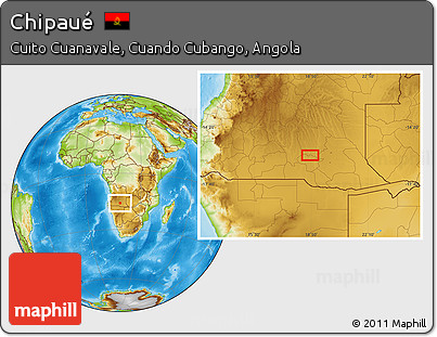 Physical Location Map of Chipaué