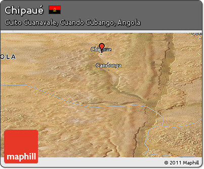 Satellite Panoramic Map of Chipaué