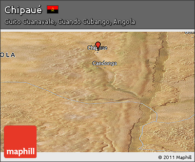 Satellite Panoramic Map of Chipaué