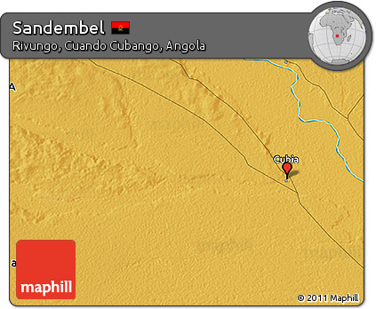 Physical 3D Map of Sandembel