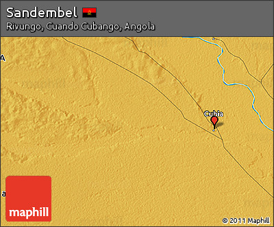Physical 3D Map of Sandembel