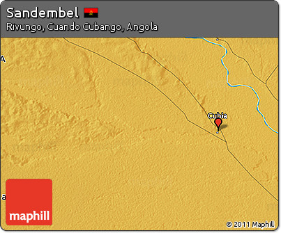 Physical 3D Map of Sandembel