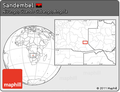 Blank Location Map of Sandembel