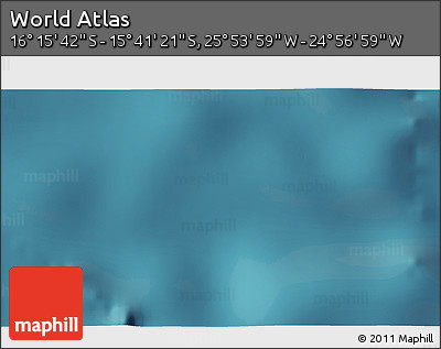 Satellite 3D Map of the Area around 15° 58' 32" S, 25° 25' 29" W