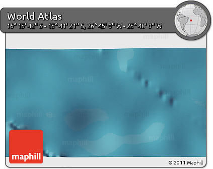 Satellite 3D Map of the Area around 15° 58' 32" S, 26° 16' 29" W