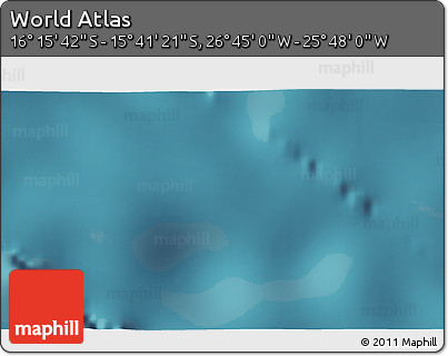 Satellite 3D Map of the Area around 15° 58' 32" S, 26° 16' 29" W
