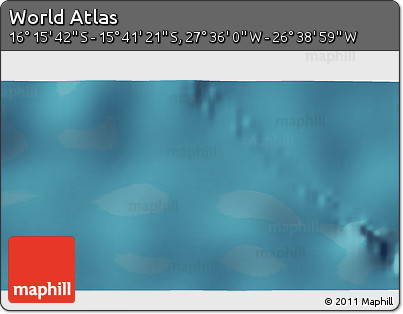 Satellite 3D Map of the Area around 15° 58' 32" S, 27° 7' 30" W