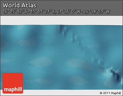 Satellite 3D Map of the Area around 15° 58' 32" S, 27° 7' 30" W