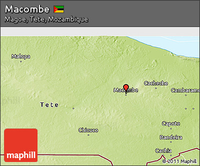 Physical 3D Map of Macombe