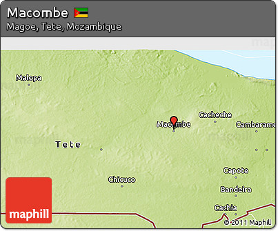 Physical 3D Map of Macombe