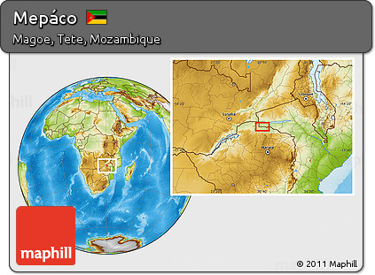 Physical Location Map of Mepáco