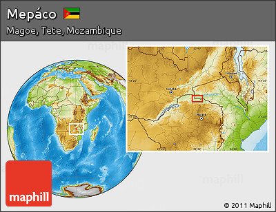 Physical Location Map of Mepáco
