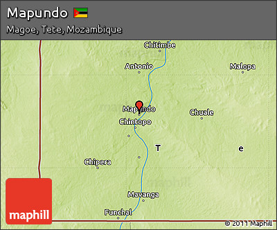 Physical Map of Mapundo