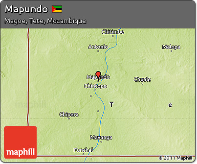 Physical Map of Mapundo