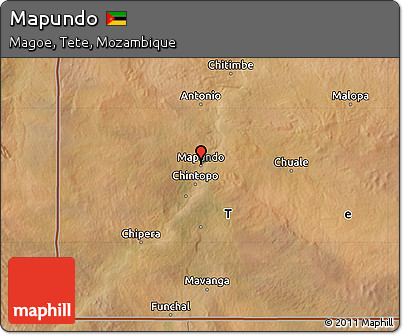 Satellite Map of Mapundo
