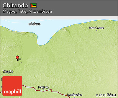 Physical 3D Map of Chitando