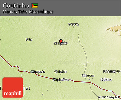 Physical 3D Map of Coutinho