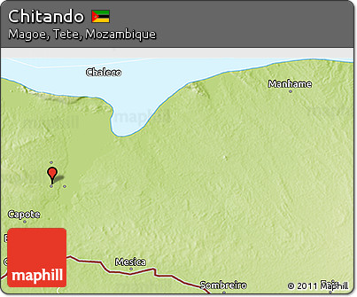 Physical 3D Map of Chitando