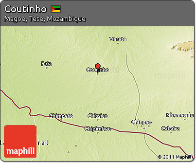 Physical 3D Map of Coutinho