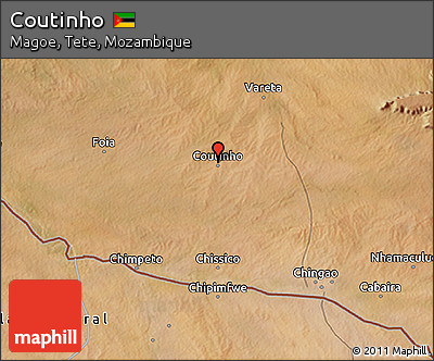 Satellite 3D Map of Coutinho