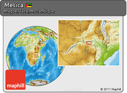 Physical Location Map of Mesica
