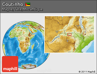 Physical Location Map of Coutinho