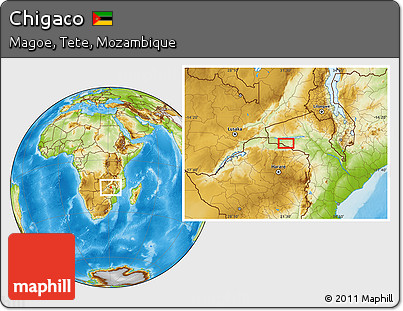 Physical Location Map of Chigaco
