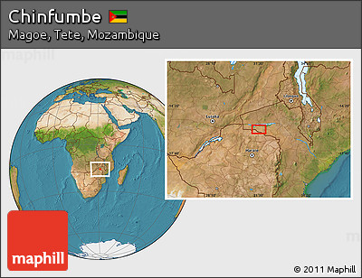 Satellite Location Map of Chinfumbe