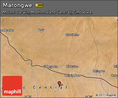 Satellite Map of Marongwe