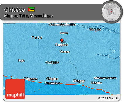 Political Panoramic Map of Chitêve