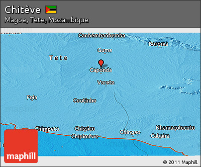 Political Panoramic Map of Chitêve