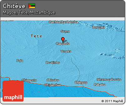 Political Panoramic Map of Chitêve