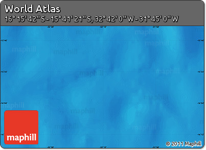 Shaded Relief Map of the Area around 15° 58' 32" S, 32° 13' 30" W