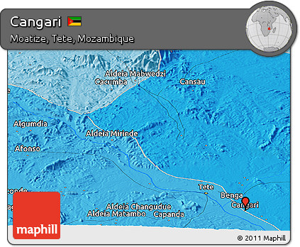 Political Panoramic Map of Cangari