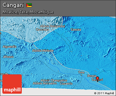 Political Panoramic Map of Cangari